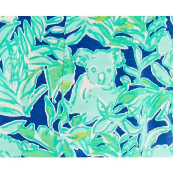 Lilly Pulitzer Marlowe Mini Shift Dress Koala of the Wild Poolside Blue XS - Picture 9 of 12